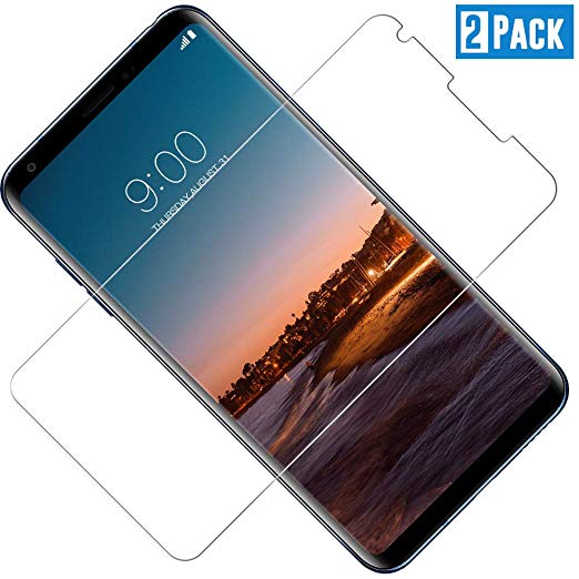 TOIYIOC Screen Protector for LG V30, [2 Pack] [0.30mm] [Case Friendly] Tempered Glass Film Compatible With LG V30