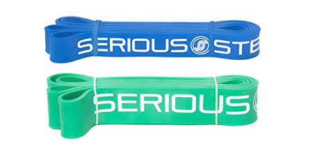 Serious Steel 41" Assisted Pull-up Band | Resistance Band Set for Crossfit, Stretching, Powerlifting, Gymnastics and Resistance Training (Single Band Sets)Pull-up and Band Starter e-Guide INCLUDED