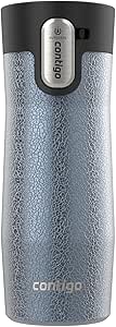 Contigo® AUTOSEAL® West Loop Vacuum-Insulated Stainless Steel Travel Mug with Easy-Clean Lid, 24 oz, Crystal Lakeside