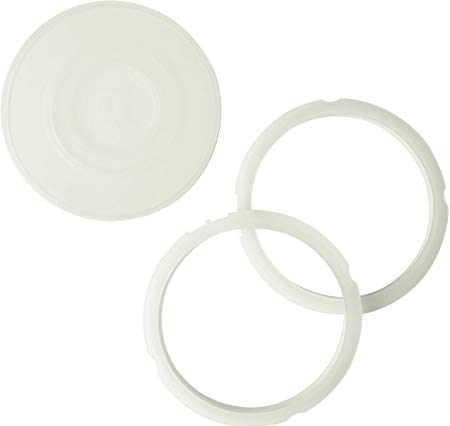 3-Pack Compatible 3 Quart Instant Pot Sealing Rings and Instant Pot Silicone Lid Cover [6qt 8qt avail], Instapot Accessory Airtight Lid and Rings for Instant Pot Accessories (2 Rings, 1 Lid)