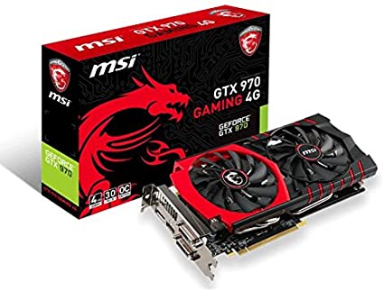 MSI GAMING GeForce GTX 970 4GB OC DirectX 12 VR READY (GTX 970 GAMING 4G)