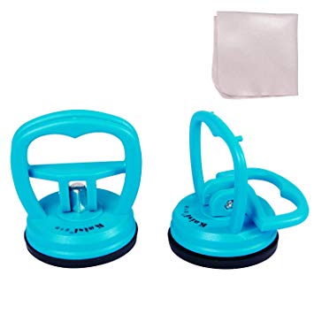 Kaisi 2 Pcs Heavy Duty Suction Cups Screen Opening Repair Tool Compatible for Cell Phone iPhone iMac MacBook iPad iPod Laptops Tablets Computer LCD Screen Opening or Removal Tools, Blue (Blue)