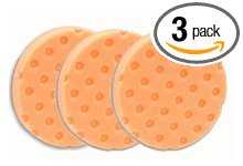 Orange Light Cutting CCS Smart Pads™ Da 5.5 Inch Foam Pads -3 Pack