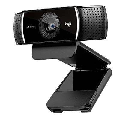 Logitech Full HD C922 Pro Stream Webcam, 1080p Camera Streaming Webcam, Records and Streams Your Gaming Sessions in Rich HD for Streaming, Background Replacement, with Tripod Included