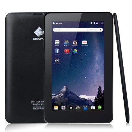 KingPad K90 9 Quad Core Tablet PC Android 444 KitKat 8GB Nand Flash Dual Camera 1024x600 HD Resolution Bluetooth Mini HDMI
