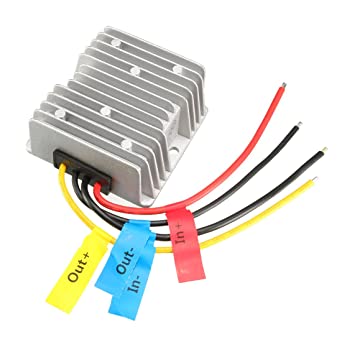 uxcell Voltage Converter Regulator DC/DC DC 12V Step-Up to DC 48V 3A 144W Power Boost Transformer Waterproof