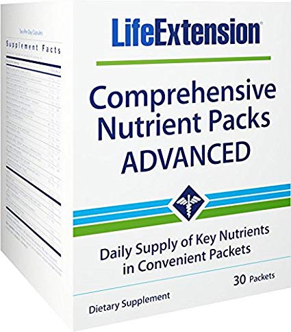 Life Extension Comprehensive Nutrient Packs ADVANCED 30 Packets