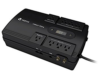 Liebert 850VA 500W Battery Backup & Surge Protector, 8-Outlets, 3 Year Warranty, TAA Compliant (PST4-850MT120)