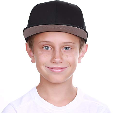 (Age 2 to 9) Kids Hat in Style Sunday Afternoon Play Cap Collection Sun Protection Outdoor Fun Boys Girls -Made of 100% Soft Cotton-