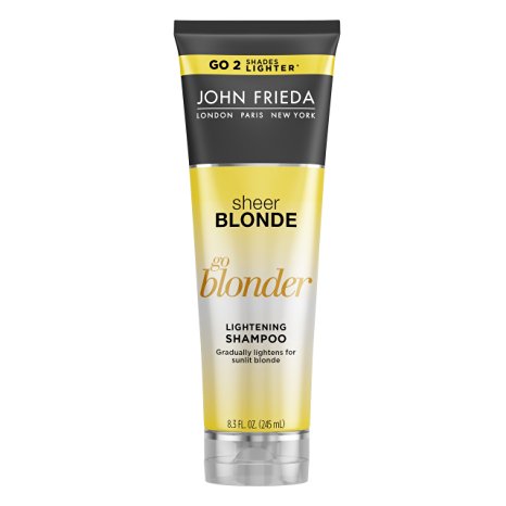John Frieda Sheer Blonde Go Blonder Lightening Shampoo, 8.3 Fluid Ounce