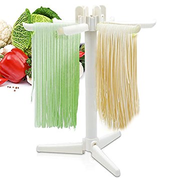 VDOMUS Collapsible Pasta Drying Rack Spaghetti Dryer Stand Noodles Drying Holder Hanging Rack