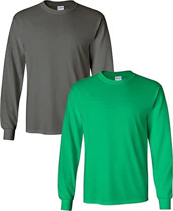 Gildan Men's Ultra Cotton Long Sleeve T-Shirt, Style G2400