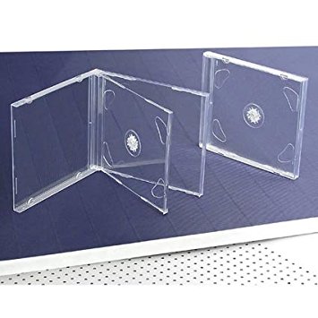 10 STANDARD Clear Double CD Jewel Case