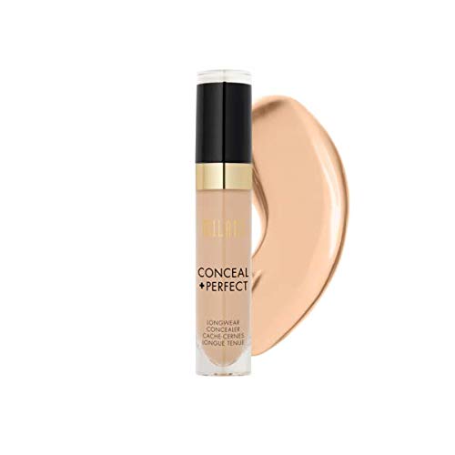 Milani Conceal   Perfect Longwear Concealer - Light Natural (0.17 Fl. Oz.) Vegan, Cruelty-Free Liquid Concealer - Cover Dark Circles, Blemishes & Skin Imperfections for Long-Lasting Wear