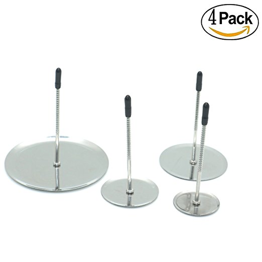 Pack Of 4 Stainless Steel Cake Decorating Nail Tool for Icing Flowers Making By IDS