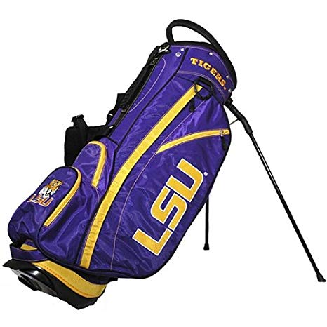 Team Golf NCAA Fairway Golf Stand Bag, Lightweight, 14-way Top, Spring Action Stand, Insulated Cooler Pocket, Padded Strap, Umbrella Holder & Removable Rain Hood