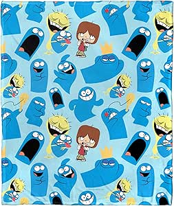 Northwest Cartoon Network - Foster's Home for Imaginary Friends Silk Touch Throw Blanket, 50" x 60", Best of Bloo