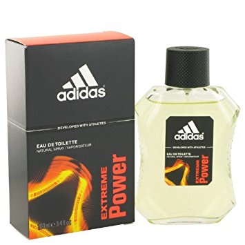 Adidas Extreme Power Eau de Toilette Spray for Men, 3.4 Ounce