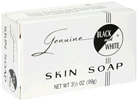 Black & White Skin Soap Bar 3.5 oz (Pack of 2)