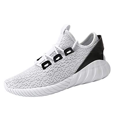 Hetohec Sport Baseball Shoes Knitted Fashion Outdoor Sneakers Lightweight Gym Athletic Shoe Men Trail Workout