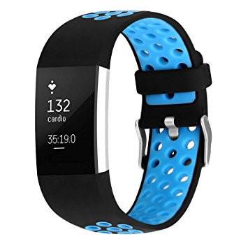 For Fitbit Charge 2 Bands, Adjustable Replacement Sport Strap Bands for Fitbit Charge 2 Smartwatch Fitness Wristband