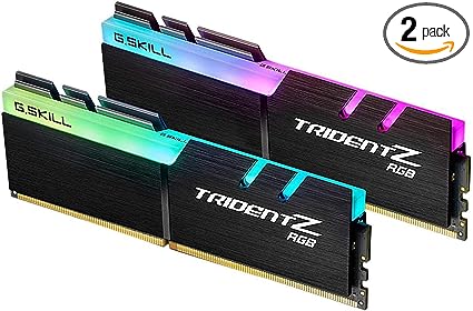 G.SKILL Trident Z RGB Series (Intel XMP) DDR4 RAM 32GB (2x16GB) 3000MT/s CL16-18-18-38 1.35V Desktop Computer Memory UDIMM (F4-3000C16D-32GTZR)