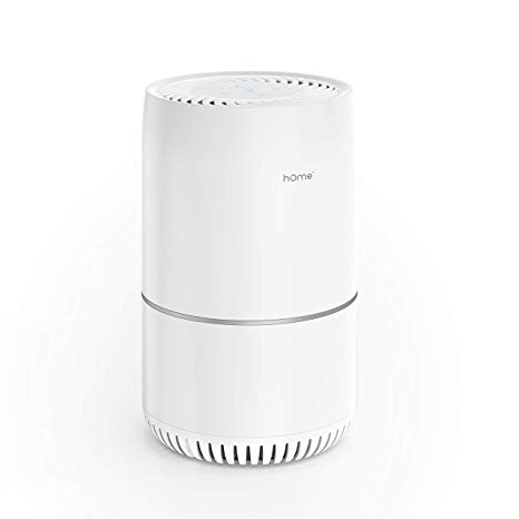 hOmeLabs Air Purifier for Home, Bedroom or Office - True HEPA H13 Filter to Remove Allergens Such as Mold, Dust, Dander - Pet Smell and Smoke Odor Eliminator - Night Light and Child Lock Function