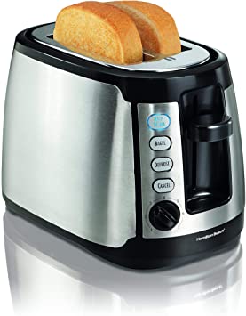 Hamilton Beach Keep Warm 2-Slice Toaster (22811) (Renewed)