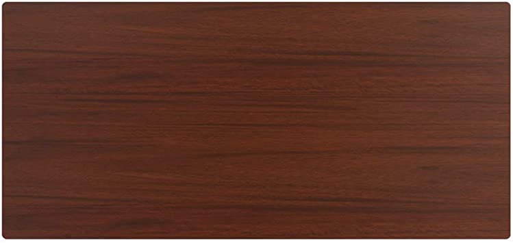 FLEXISPOT Whole Piece 55"x28" Desktop 1" Thickness Height Adjustable Desk Rectangular Tabletop Mahogany Board (55INCH Mahogany Top)