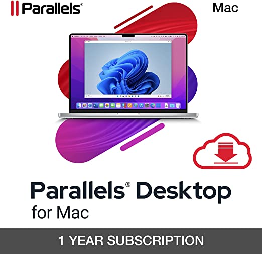 Parallels Desktop 18 for Mac | Run Windows on Mac Virtual Machine Software | 1 Year Subscription [Mac Download]