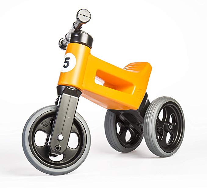 PlayMonster, Free Wheelin' Rider Convertible Balance Bike, Bright Orange