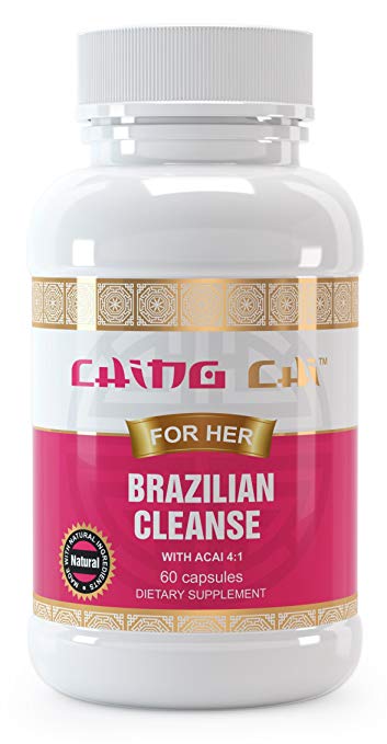 Brazilian Cleanse & Detoxify | Powerful Colon Support | With Acai 4:1, Senna Leaves, Cascara Sagrada, Black Walnut Hulls and Bentonite Clay | 60 Capsules