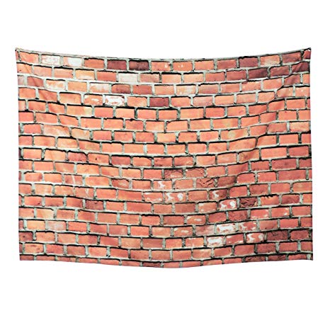 Sunmner Tapestry Wall Tapestry Marble Tapestry Brick Slate Stone Wall with Rocks Abstract Home Decor Tapestry Wall Hanging for Bedroom Living Room Dorm (Vintage Brick, 59.1" x 82.7")