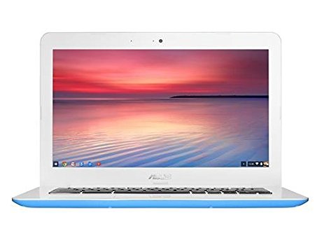 ASUS C300SA-DS02-LB Chromebook 13.3" HD with 16GB Storage & 4GB RAM (Light Blue)