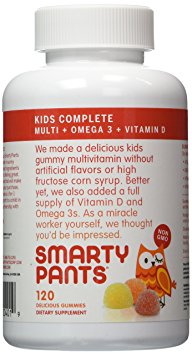 SmartyPants Children's All-in-One Multivitamin Plus Omega-3 Plus Vitamin D - 3 Pack (360 Count)