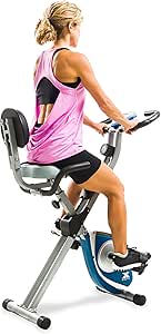 XTERRA Fitness Folding Exercise Bike, 225 LB Weight Capacity