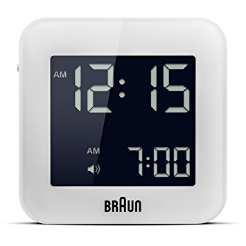 Braun BNC008WH LCD Quartz Alarm Clock