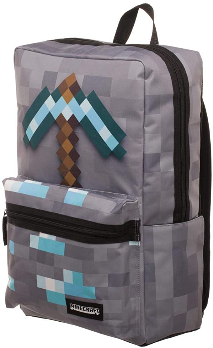 Minecraft Diamond Pickaxe Backpack