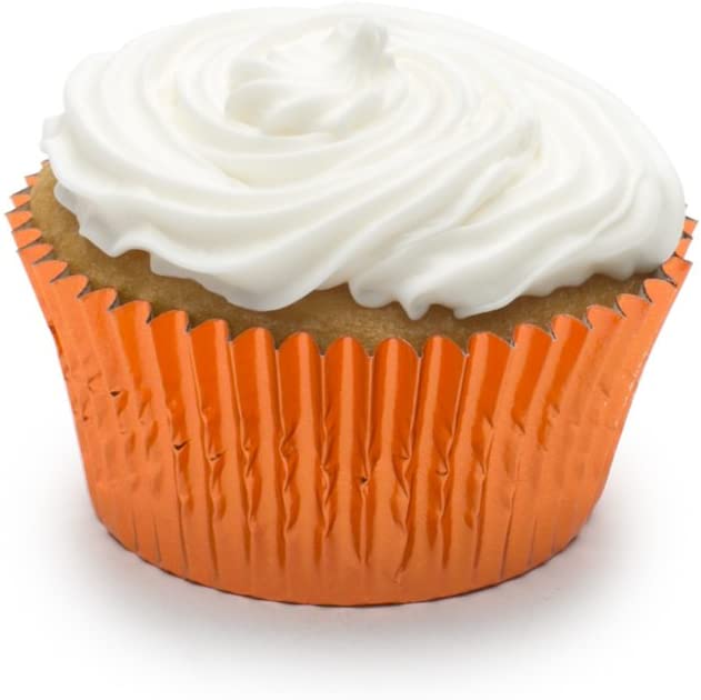 Fox Run Orange Cupcake Liner, Set of 32