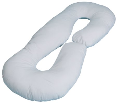 Leachco Snoogle Loop Contoured Fit Body Pillow, Ivory