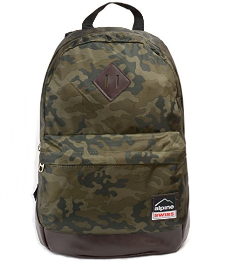 Alpine Swiss Midterm Backpack School Bag Bookbag 1 Yr Warranty