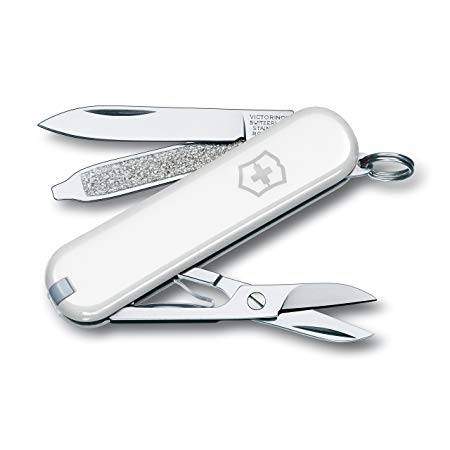 Victorinox Swiss Army Classic SD Pocket Knife, White, 58mm