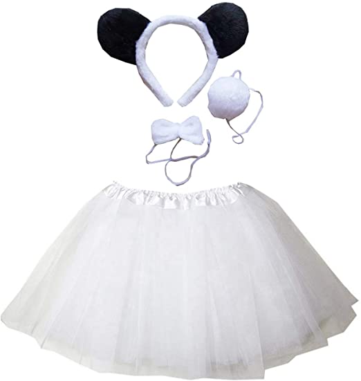 Kirei Sui Kids Costume Tutu Set White Panda