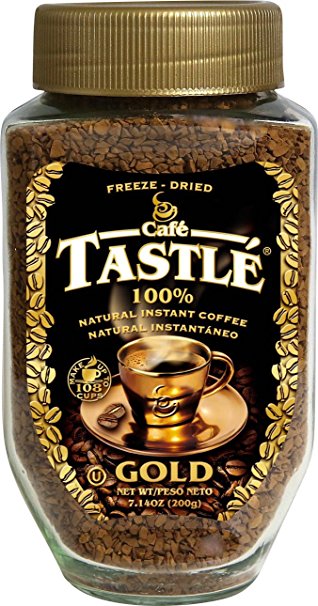 Cafe Tastle Gold Freeze Dried Instant Coffee, 7.14 Ounce