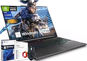 Lenovo Legion 7i Gen 9 Gaming Laptop, with Office Lifetime License, 16" 3.2K WQXGA 240Hz Display, Intel®14900HX Processors, GeForce RTX™ 4070, 64 GB DDR5 RAM 1 TB SSD, Windows 11 Pro & Designed Mouse