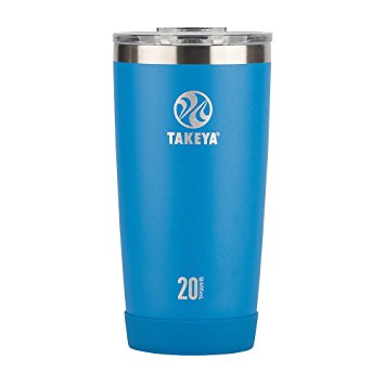 Takeya Actives Insulated Stainless Tumbler with Flip Lid, 20oz, Sapphire