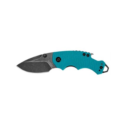 Kershaw 8700TEALBW Shuffle Folding Knife with BlackWash Finish, Teal