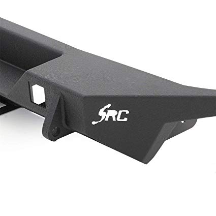 Smittybilt 76745 SRC Carbine Rear Bumper for 2007-2018 Jeep Wrangler JK, Black