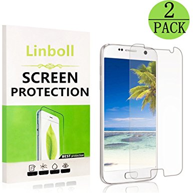 Samsung Galaxy S7 Tempered Glass Screen Protector,Mioua [2Pack] 9H Hardness,Bubble Free [Ultra-Clear] [Scratch Proof] [Case Friendly] Screen Protector for Samsung Galaxy S7