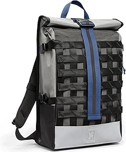 Chrome Industries Barrage Cargo Laptop Backpack - Waterproof 15 Inch Laptop Bag, 22 Liter, Fog